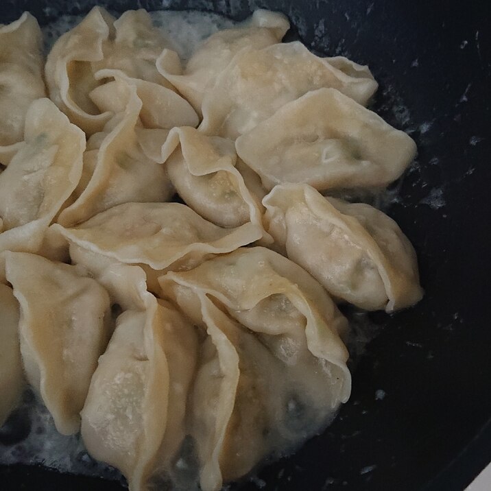 水餃子の焼き方